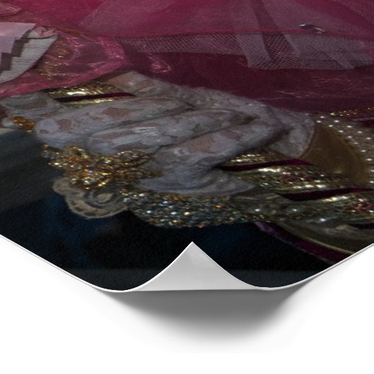 Venedig-Karneval-Masken Poster (Ecke)