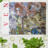 Venedig Karneval Masken Teetuch Geschirrtuch (Gefaltet)