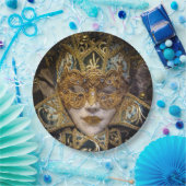 Venedig-Karnevals-Maskerade-WegwerfpapierTeller Pappteller (Party)
