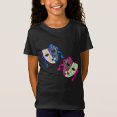 Venedig-Karnevals-traditionelles buntes T-Shirt (Vorderseite)