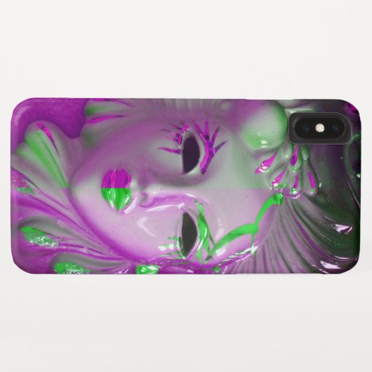 Venedig-Karnevalsmaske Case-Mate iPhone Hülle (Rückseite (Horizontal))