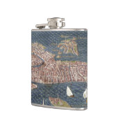 VENEDIG: KARTE, 16. Jahrhundert Flachmann (Links)