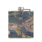 VENEDIG: KARTE, 16. Jahrhundert Flachmann (Rückseite)