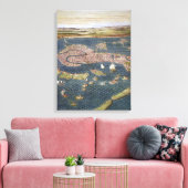 VENEDIG: KARTE, 16. JAHRHUNDERT LEINWANDDRUCK (Insitu (Wohnzimmer))