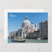 Venedig Kirche Gondola Foto Postkarte (Vorne/Hinten)