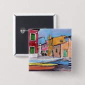 Venedig-Knopf Button (Vorne & Hinten)