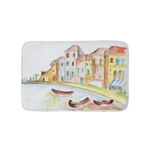 Venedig-Konzept Badematte (Vorderseite)
