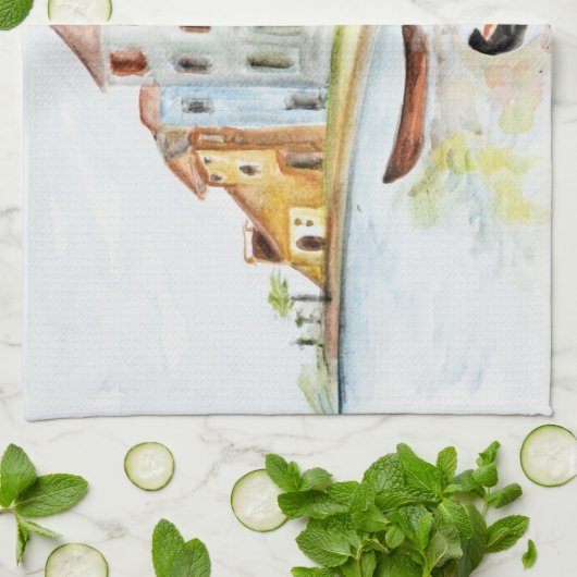 Venedig-Konzept Handtuch (Gefaltet)