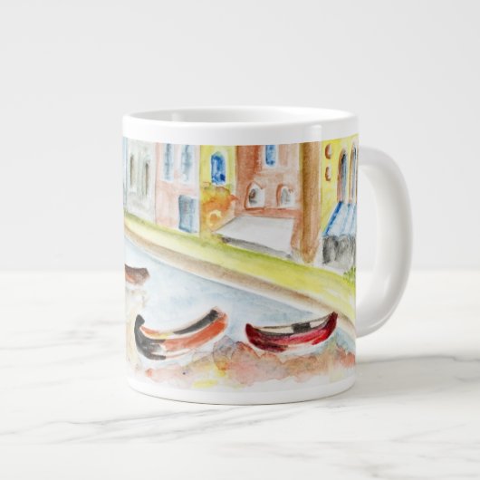 Venedig-Konzept Jumbo-Tasse (Vorderseite Rechts)