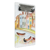 Venedig-Konzept Mini Klemmbrett (Schrägansicht)