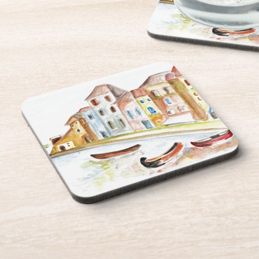 Venedig-Konzept Untersetzer (Linke Seite)