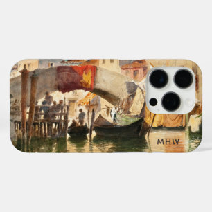 Venedig Kunst individuelle Monogramm-Handyhüllen iPhone 16 Pro Hülle