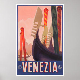 Venedig Kunst Italien Reiseplakat Venezia Druck Poster