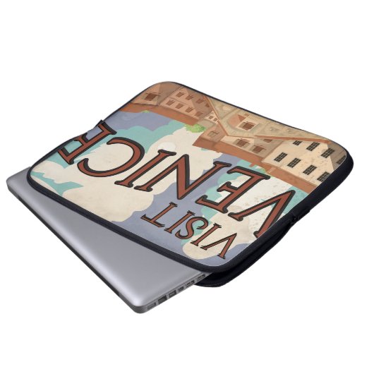 Venedig Laptopschutzhülle (Vorne Knopf)