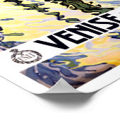 Venedig Lido Italien Vintage Poster (Ecke)