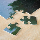 Venedig Lido Kanal bei Dämmerung Italienische Sich Puzzle (Seite)