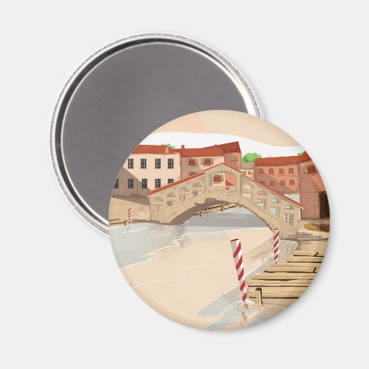 Venedig Magnet (Vorderseite/Rückseite)