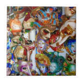 Venedig-Masken Fliese (Vorderseite)