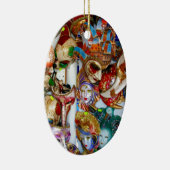 Venedig-Masken Keramik Ornament (Rechts)