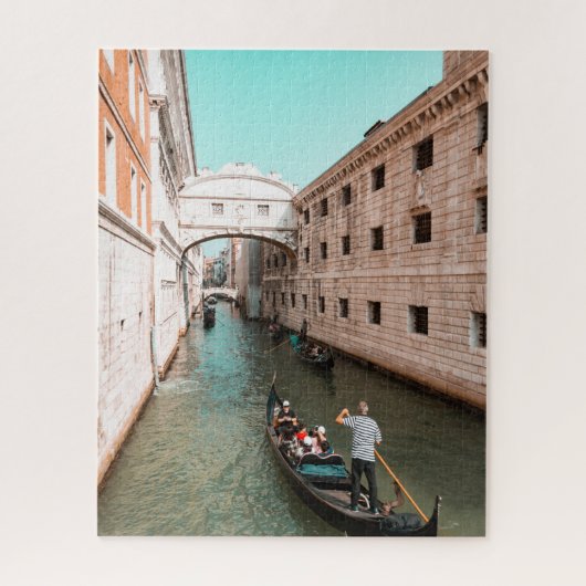 Venedig mit Gondel Puzzle (Vertikal)