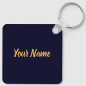 Venedig mit Gondolier Italien Karneval Vintag Schlüsselanhänger (Rückseite)