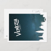Venedig nach Nacht - Postkarte (Vorne/Hinten)