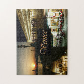 Venedig nach Nacht Puzzle (Vertikal)