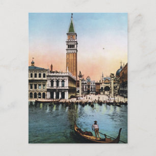 Venedig, Nachbildung einer Vintage-Postkarte 1910 Postkarte