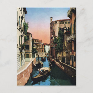 Venedig, Nachbildung einer Vintage-Postkarte 1910 Postkarte