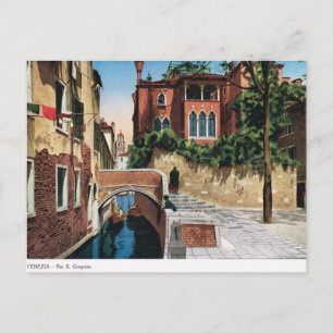 Venedig, Nachbildung einer Vintage-Postkarte 1910 Postkarte
