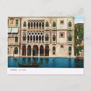 Venedig, Nachbildung einer Vintage-Postkarte 1910 Postkarte