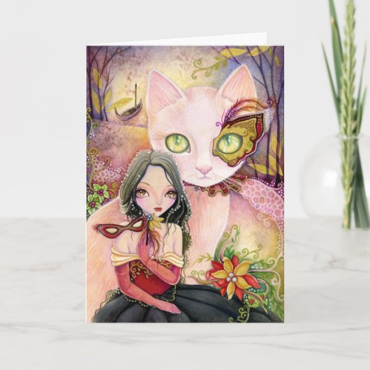 Venedig-Nacht - leere Karte (Vorderseite)