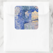 Venedig Nacht vom Festival der Schatzmeister Quadratischer Aufkleber (Tasche)