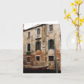 Venedig notecard v2 karte (Gelbe Blume)