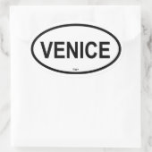 VENEDIG OVALER AUFKLEBER (Tasche)