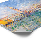 Venedig (Palast des Dogen) Pierre-Auguste Renoir Poster (Ecke)