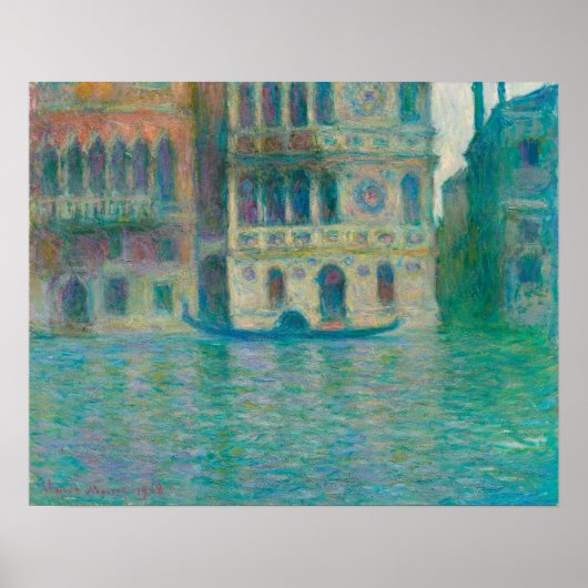 Venedig, Palazzo Dario (1908) von Claude Monet Poster (Vorne)