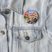 Venedig - Pen & Wash Wasserfarbe Button (Beispiel)