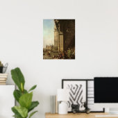 Venedig: Piazza di San Marco und die Kolonnade Poster (Heimbüro)