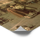 Venedig: Piazza di San Marco und die Kolonnade Poster (Ecke)