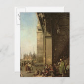 Venedig: Piazza di San Marco und die Kolonnade Postkarte (Vorne/Hinten)