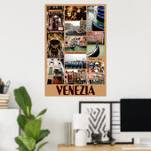 Venedig Poster (Heimbüro)