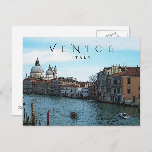 Venedig Postkarte (Vorne/Hinten)