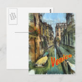 Venedig Postkarte (Vorne/Hinten)