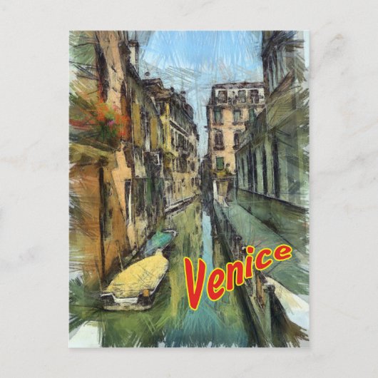Venedig Postkarte (Vorderseite)