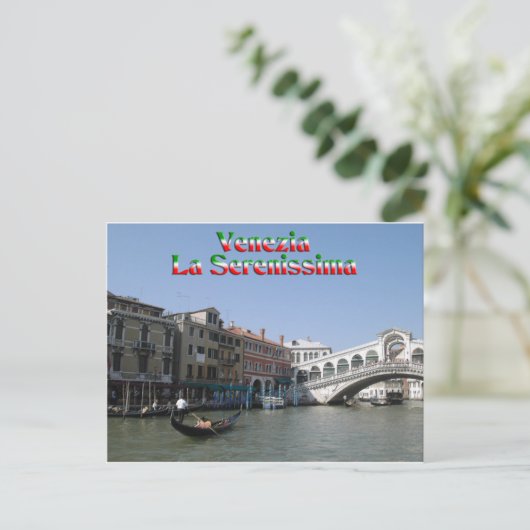 Venedig Postkarte (Stehend Vorderseite)