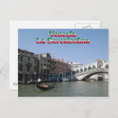 Venedig Postkarte (Vorne/Hinten)