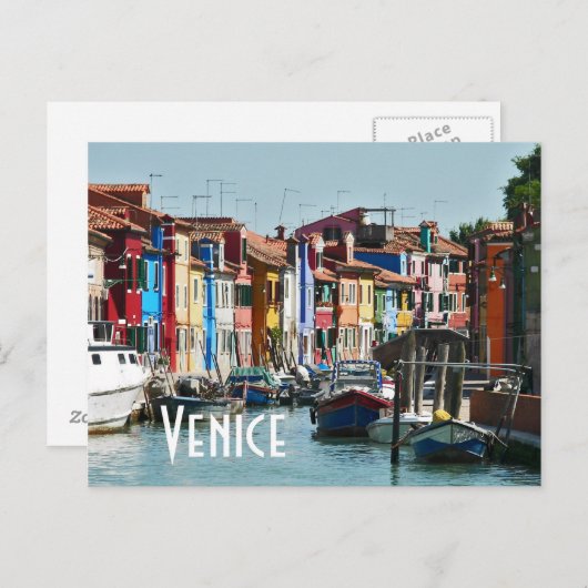 Venedig Postkarte (Vorne/Hinten)