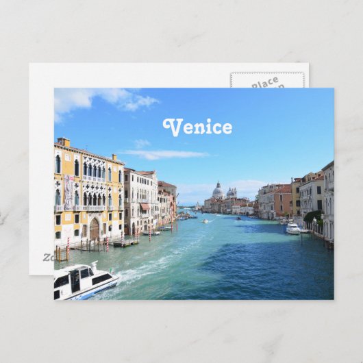 Venedig Postkarte (Vorne/Hinten)