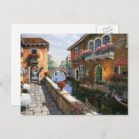Venedig Postkarte (Vorne/Hinten)